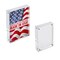 Azar Displays Clear Acrylic Magnetic Photo Block Frame Set with 4x6 and 5x7 size Frames 104437-SET-GS - alternate 2